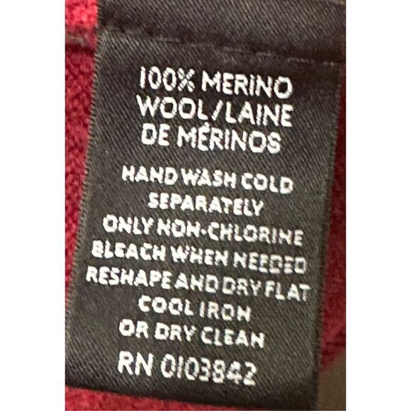 Men's Toscano Firenze Pure Merino Wool V Neck Sweater Size Extra Large - Picture 7 of 7